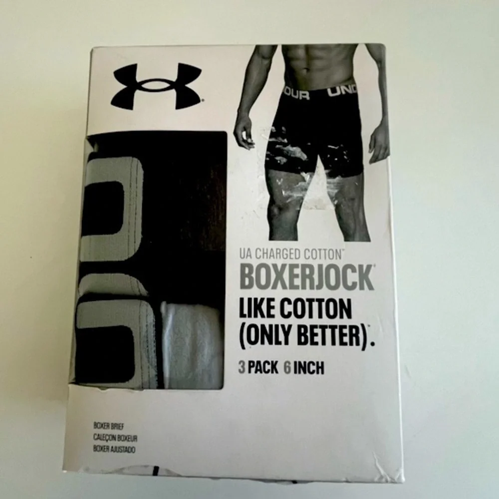 Under Armour Men’s Size 5 XL Boxerjock Underwear UA Charged Cotton